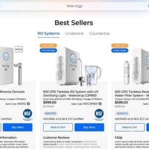 Waterdrop – Advanced Reverse Osmosis Systems and Water Purifiers for Cleaner Drinking Water